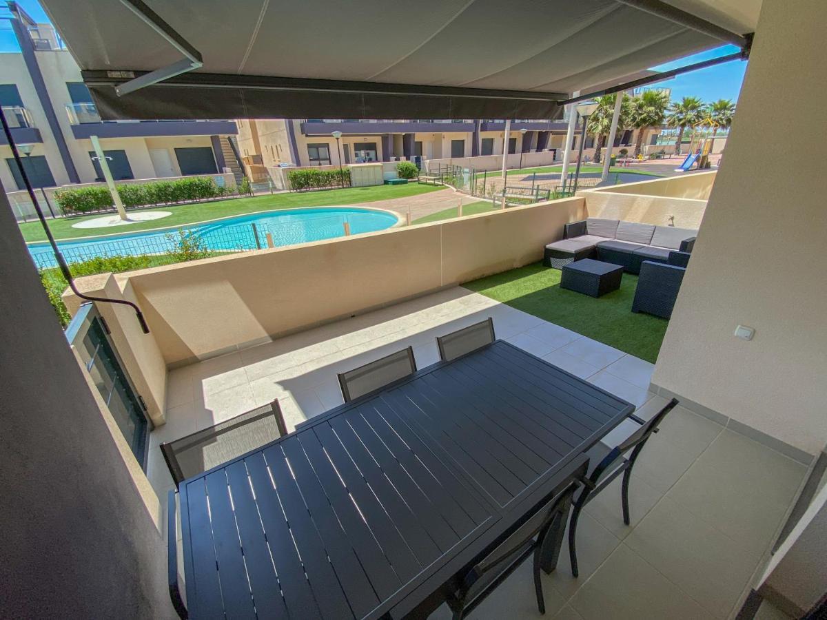 Higuericas 411 - Planta Baja - Vista Piscina - Cerca Playa Apartment Pilar de la Horadada Bagian luar foto